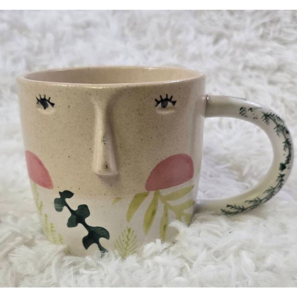 Anthropologie Fotini Tikkou Visage Mug